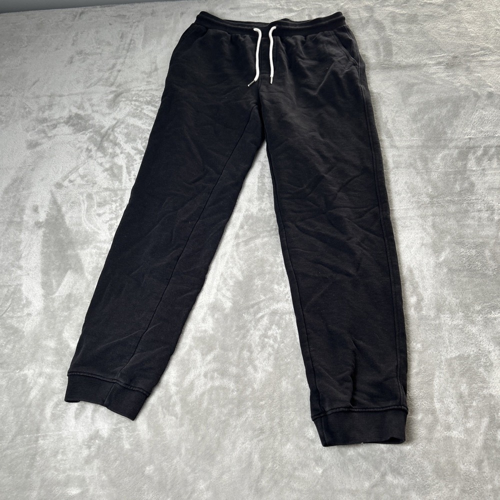 Quiksilver Mens Black Jogger Sweatpants Size M Drawstring Pockets